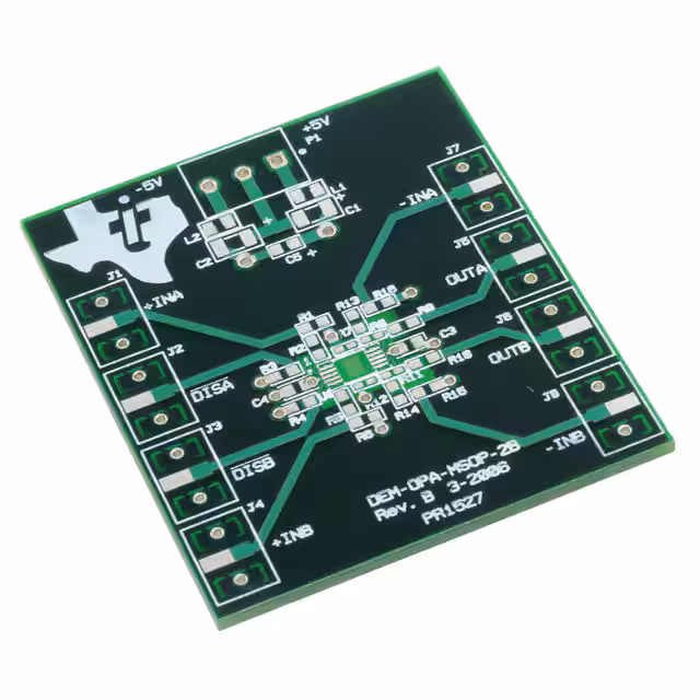 DEM-OPA-MSOP-2B Texas Instruments  Cartes d'évaluation - Amplificateurs opérationnels